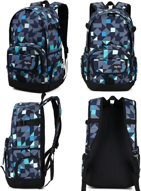 rickyh style School Backpack Travel Bag for Men & Women Lightweight College Back Pack with Laptop Compartmen - Image 4