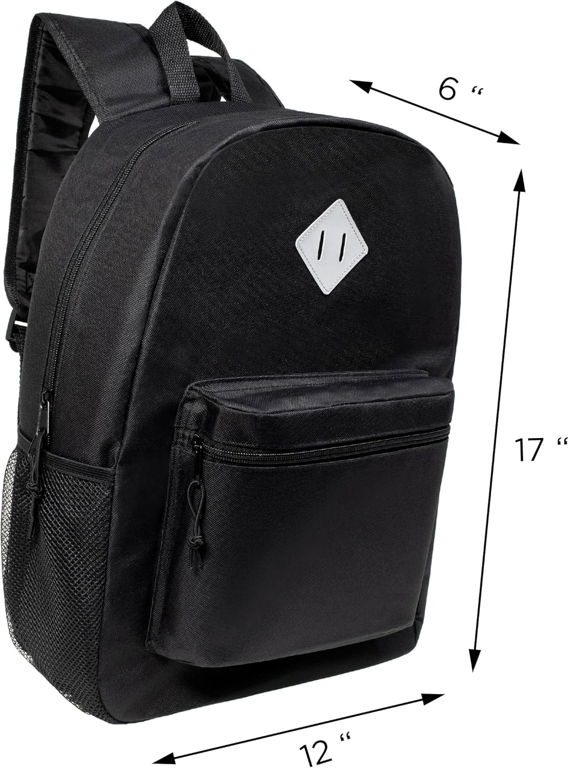 Backpacks, Middle, and High School Students – Case of 12 Wholesale Backpacks For Kids in Assorted Colors